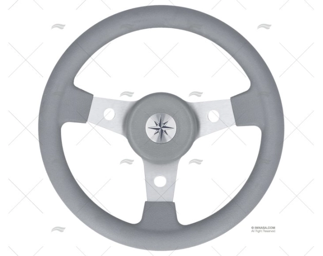 RUOTA DEL TIMONE 310mm DELFINO   GRIGIO   P675 VOLANTI LUISI