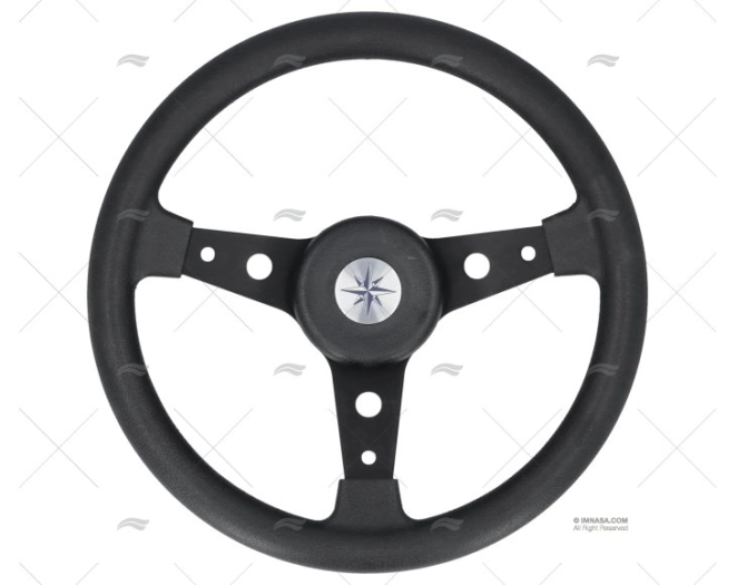 RUOTA DEL TIMONE 340mm DELFINO   NERO  P675 VOLANTI LUISI