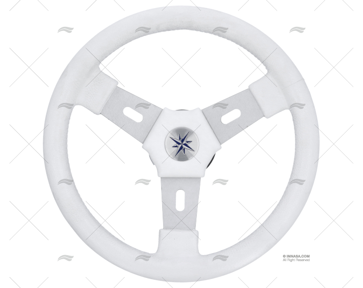 RUOTA DEL TIMONE 320mm ELBA      BIANCO P675 VOLANTI LUISI