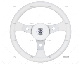 RUOTA DEL TIMONE 310mm DELFINO   BIANCO P675 VOLANTI LUISI
