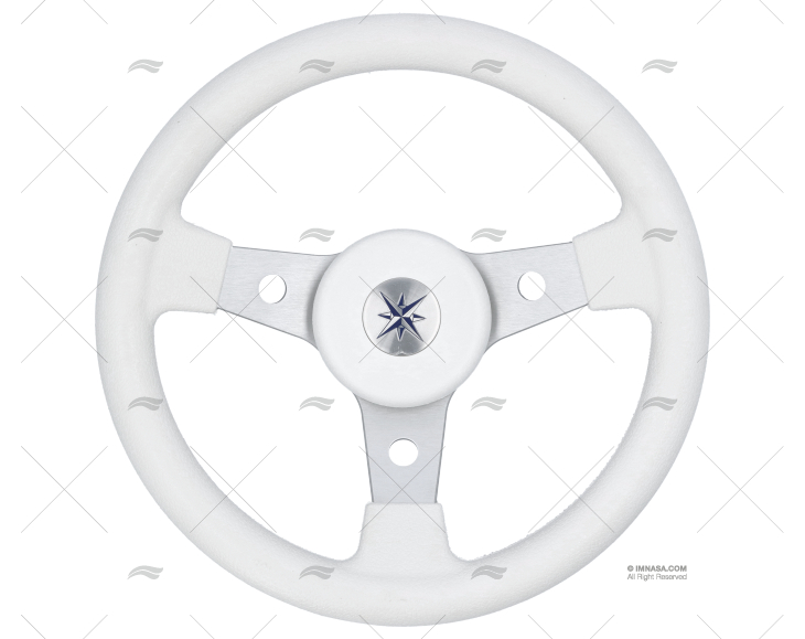 RUOTA DEL TIMONE 310mm DELFINO   BIANCO P675 VOLANTI LUISI