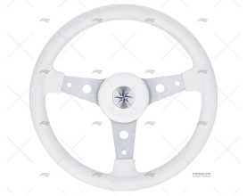 RUOTA DEL TIMONE 340mm DELFINO   BIANCO P675 VOLANTI LUISI