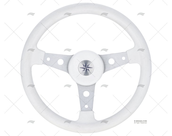 RUOTA DEL TIMONE 340mm DELFINO   BIANCO P675 VOLANTI LUISI