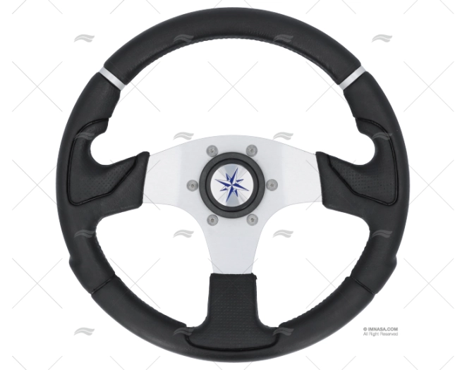 RUOTA DEL TIMONE 320mm NISIDIA   NERO  P675 VOLANTI LUISI