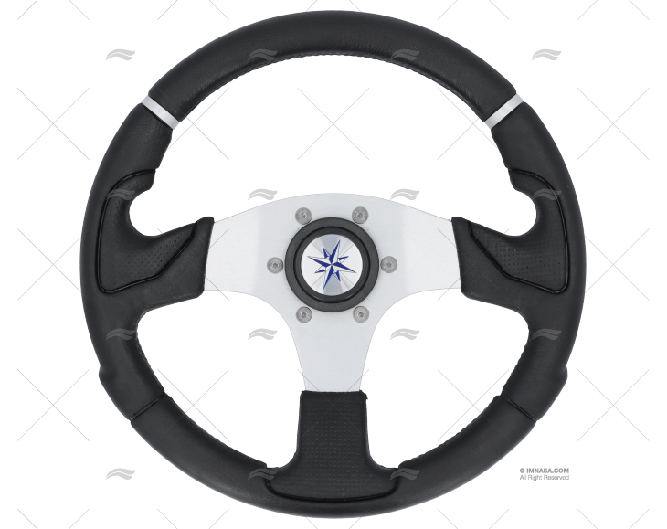 VOLANTE 320mm NISIDIA   PRETO  P675 VOLANTI LUISI
