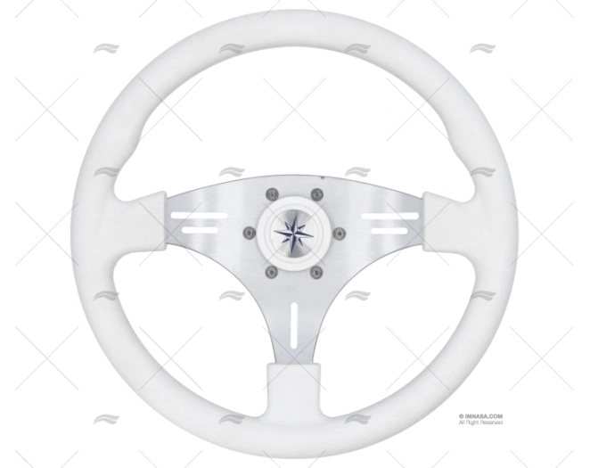 VOLANTE 355mm MANTA     BRANCO P675 VOLANTI LUISI