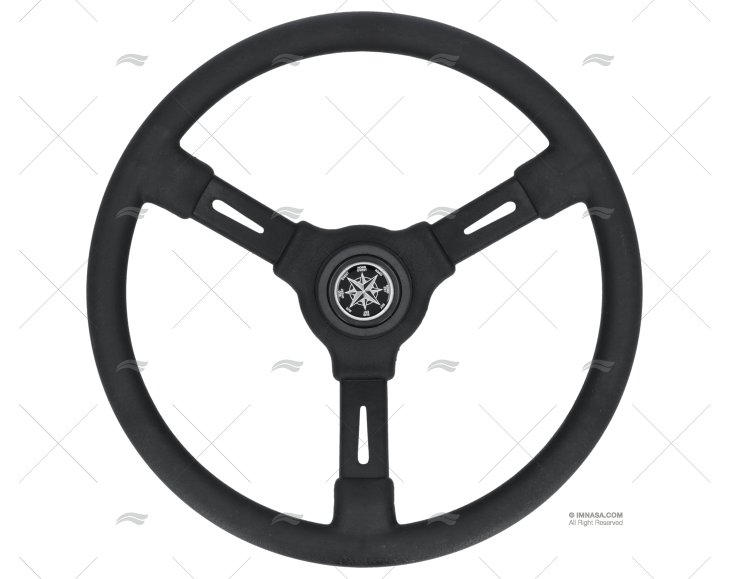 RUOTA DEL TIMONE 350mm RIVIERA   NERO  P FISSA VOLANTI LUISI