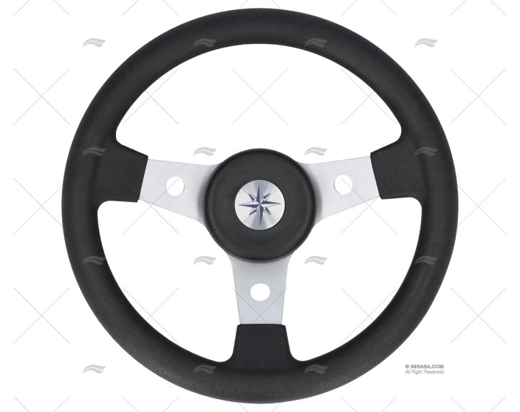 RUOTA DEL TIMONE 310mm DELFINO   NERO  P675 VOLANTI LUISI