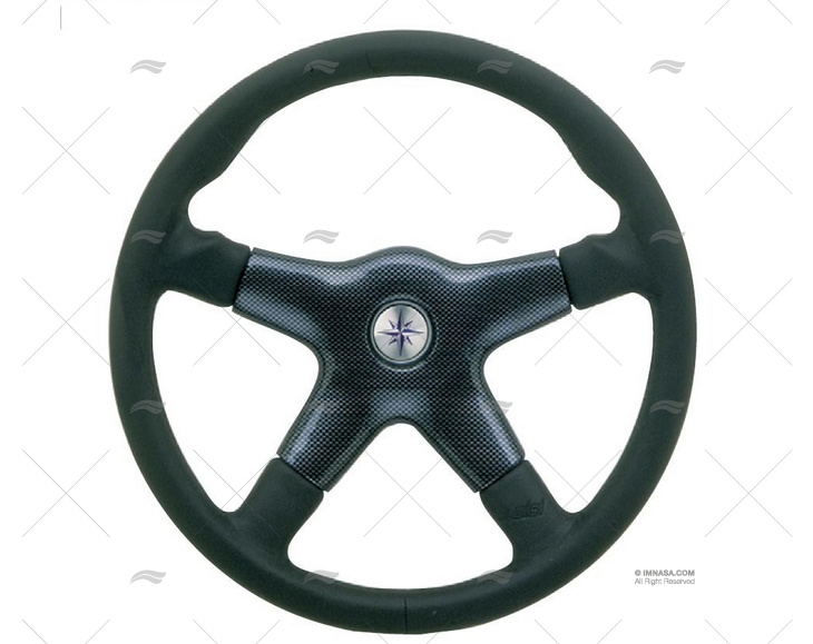 RUOTA DEL TIMONE 365mm CAPRI     NERO  P675 VOLANTI LUISI