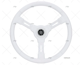 VOLANTE 350mm RIVIERA   BRANCO P FIXA VOLANTI LUISI