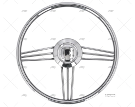 RUOTA DEL TIMONE 370mm VERDE III INOX SAVORETTI ARMANDO