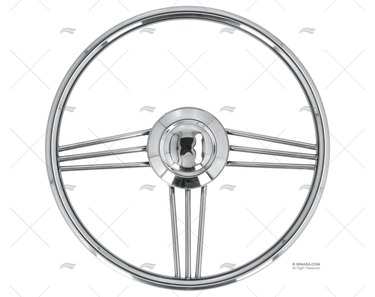 VOLANTE 370mm VERDE III INOX SAVORETTI ARMANDO