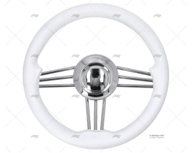 VOLANTE 350mm VERDE II  BRANCO SAVORETTI ARMANDO