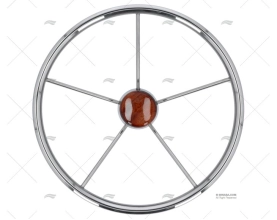 RUOTA TIMONE  400mm 5R INOX SAVORETTI ARMANDO