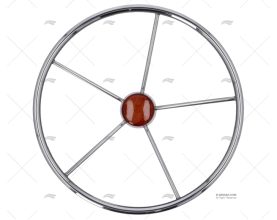 RUOTA DEL TIMONE  450mm 5R INOX SAVORETTI ARMANDO