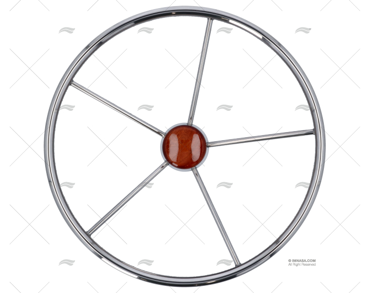 RODA LEME  450mm 5R INOX SAVORETTI ARMANDO