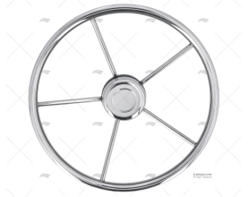 RUOTA TIMONE  380mm 5R INOX SAVORETTI ARMANDO