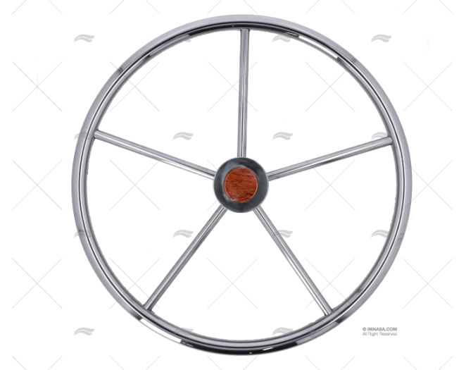 RUOTA TIMONE  500mm 5R INOX SAVORETTI ARMANDO