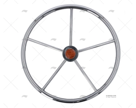 RODA LEME  500mm 5R INOX SAVORETTI ARMANDO