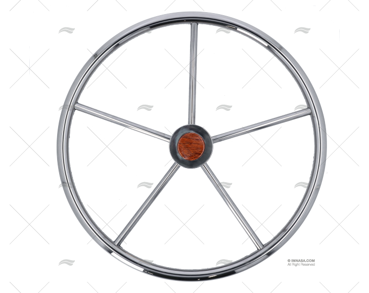 RODA LEME  500mm 5R INOX SAVORETTI ARMANDO