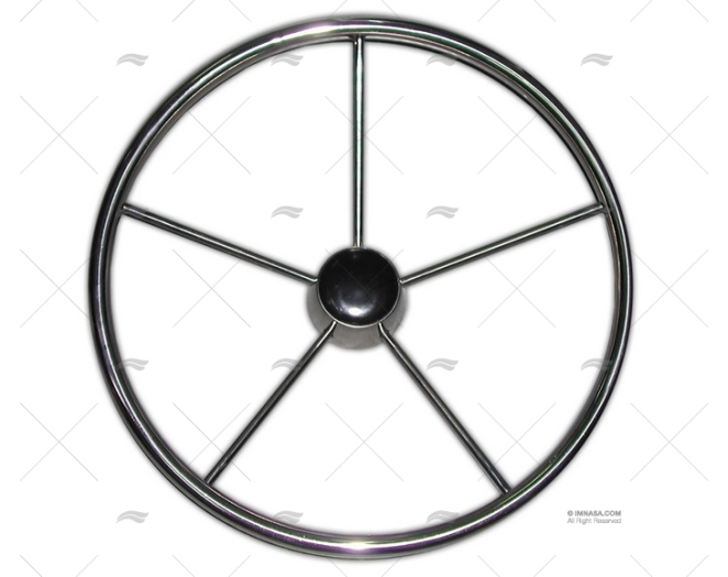 RODA LEME  390mm 5R INOX