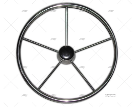 RODA LEME  390mm 5R INOX
