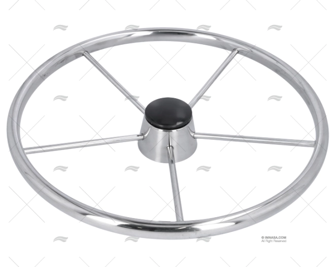 RODA LEME  450mm 5R INOX
