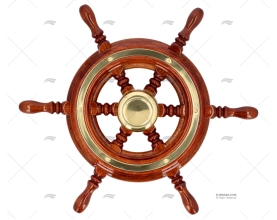 RODA LEME  370mm 8R MADEIRA EMBELEZADOR SAVORETTI ARMANDO