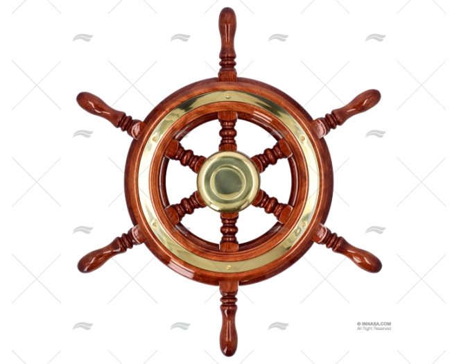 RODA LEME  490mm 8R MADEIRA EMBELEZADOR SAVORETTI ARMANDO