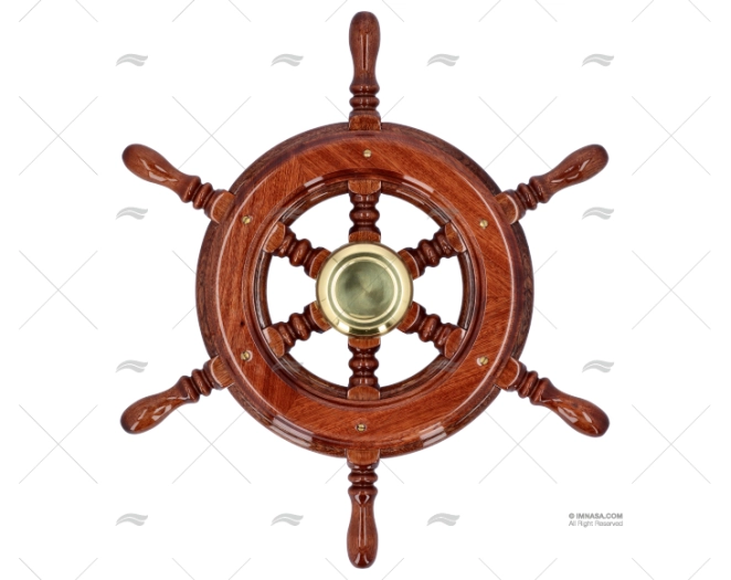 RODA LEME  370mm 8R MADEIRA SAVORETTI ARMANDO