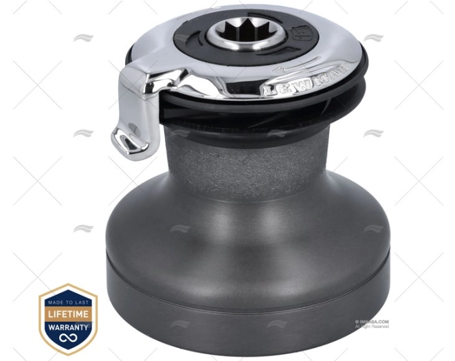WINCH AUTO-BLOCCANTE 15ST EVO ALLUMINIO GRIGIO LEWMAR