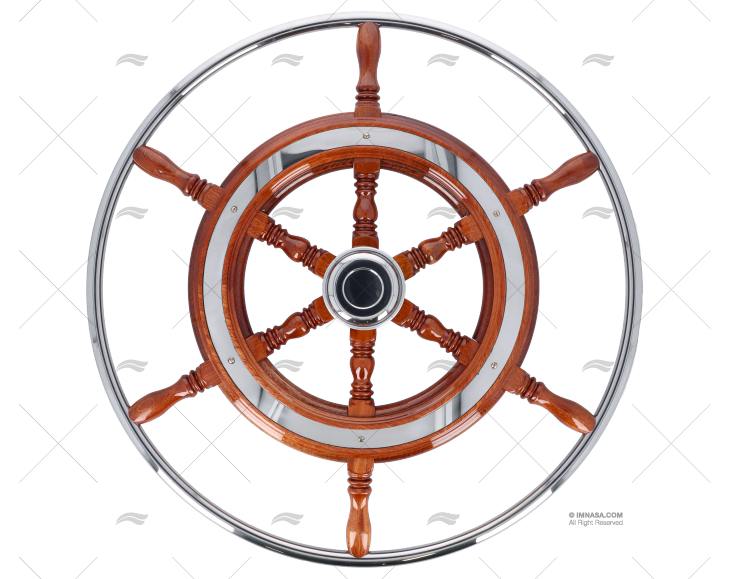 ST. WHEEL IN WOOD & S.S. OUTER RIM ¤650