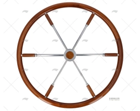 RODA LEME  700mm 6R MADEIRA/INOX SAVORETTI ARMANDO