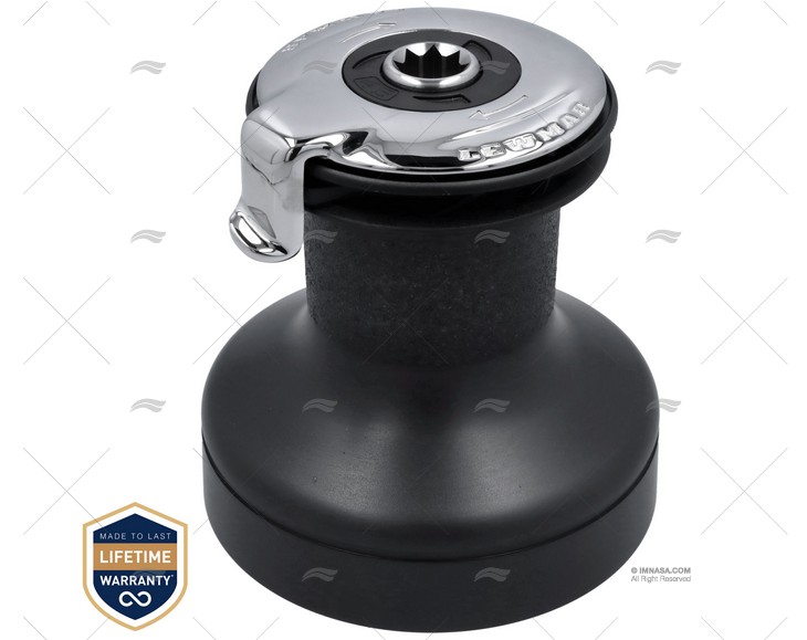 GUINCHO AUTO-CAZANTE 45ST EVO ALUMÍNIO PRETO LEWMAR