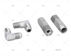 CONJUNTO RACORDS CILINDRO TUBO 8mm LECOMBLE SCHMITT