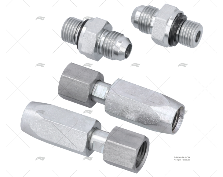 SET RACCORDI DRITTI G1/4 8mm  (2 pz,) LECOMBLE SCHMITT