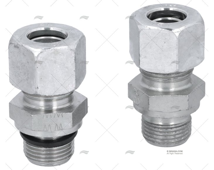 SET OF STRAIGHT FITTINGS G3/8 12mm