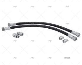 JOGO RACORES FLEXÍVEIS G3/8 12mm LECOMBLE SCHMITT