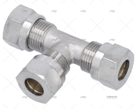 RACCORDO T UNIONE 10/8 1/4" RIVIERA