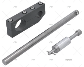 KIT CABO+BARRA FIXA HIDRÁULICA MERCRUISE LECOMBLE SCHMITT