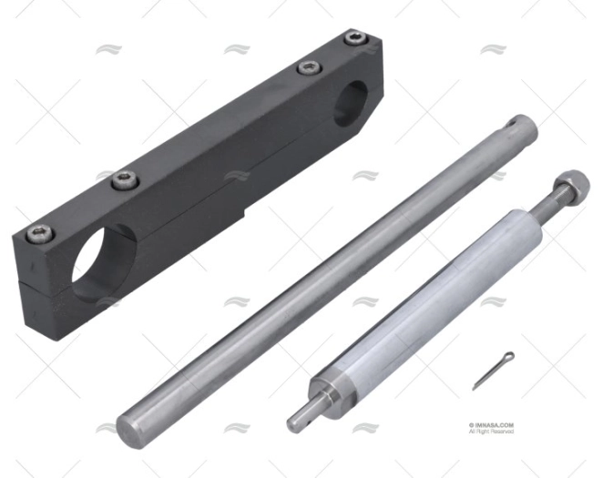 KIT CABO+BARRA FIXA/HIDRÁULICA MERCRUISER TRON LECOMBLE SCHMITT