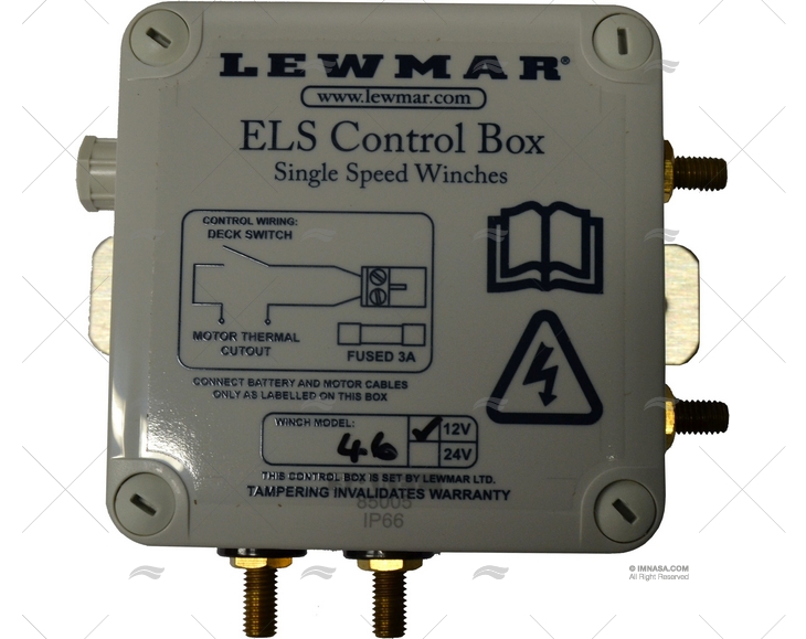 SCATOLA CONTROLLO 12V/24 PER/WINCH 40/65/58 LEWMAR