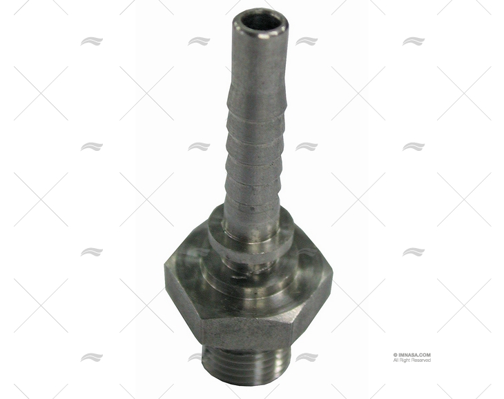 BOCCA TUBO MASCHIO GAS  T5/16 - F3/8 INOX