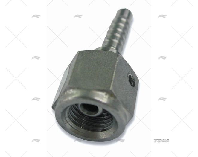 MACHO ROSCA GÁS   90 T3/8  - F3/8 INOX