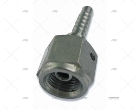 RACCORD FEMELLE GAZ 90º    T3/8  - F3/8
