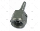 FEMALE GAS PIPE TO HOSE STEM 90 T 3/8'