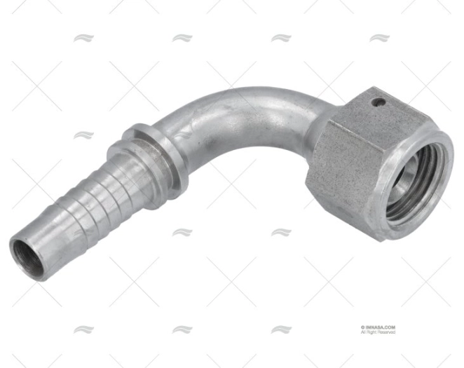 FEMMINA FILETTATURA GAS   90 T1/2  - F1/2 INOX