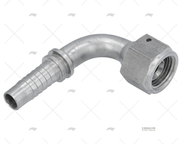 FÊMEA ROSCA GÁS   90 T1/2  - F1/2 INOX