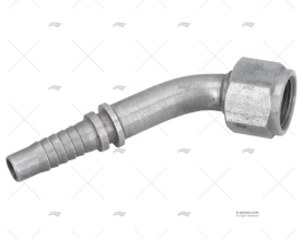 MACHO ROSCA GÁS   45 T3/8  - F3/8 INOX