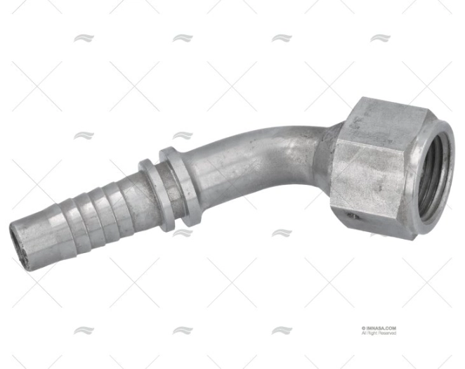 MACHO ROSCA GÁS   45 T1/2  - F1/2 INOX